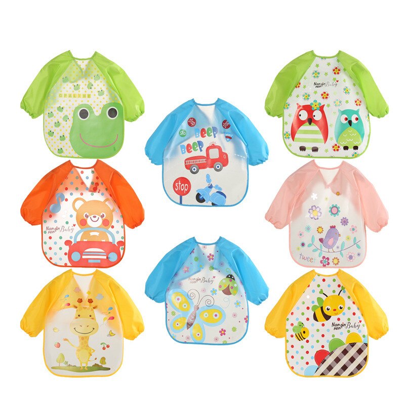 Long Sleeve Bib Baby Apron